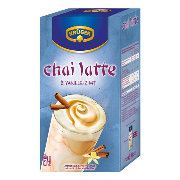 KRÜGER Chai Latte »Vanille-Zimt« 10 Portionssticks à 25g Image