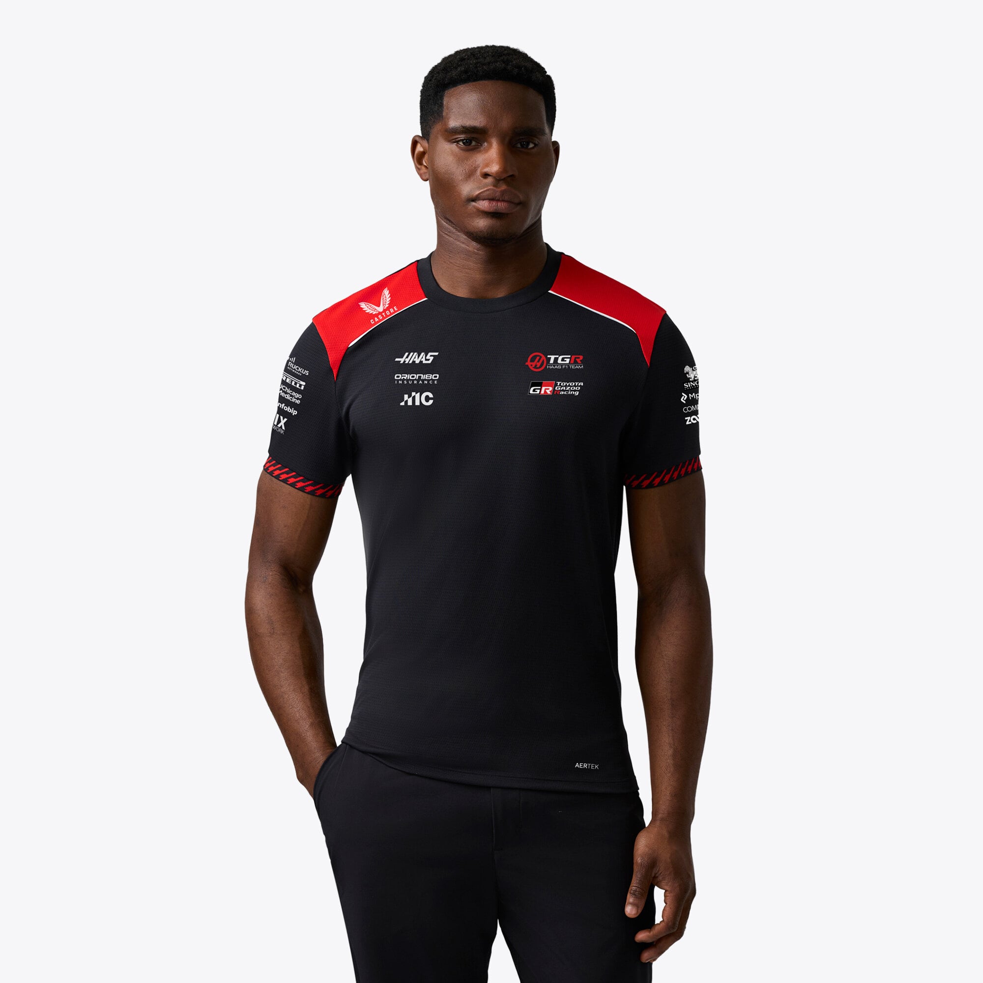 T-shirt de configuration de l'équipe Haas 2026 - Homme Taille: 2XL
