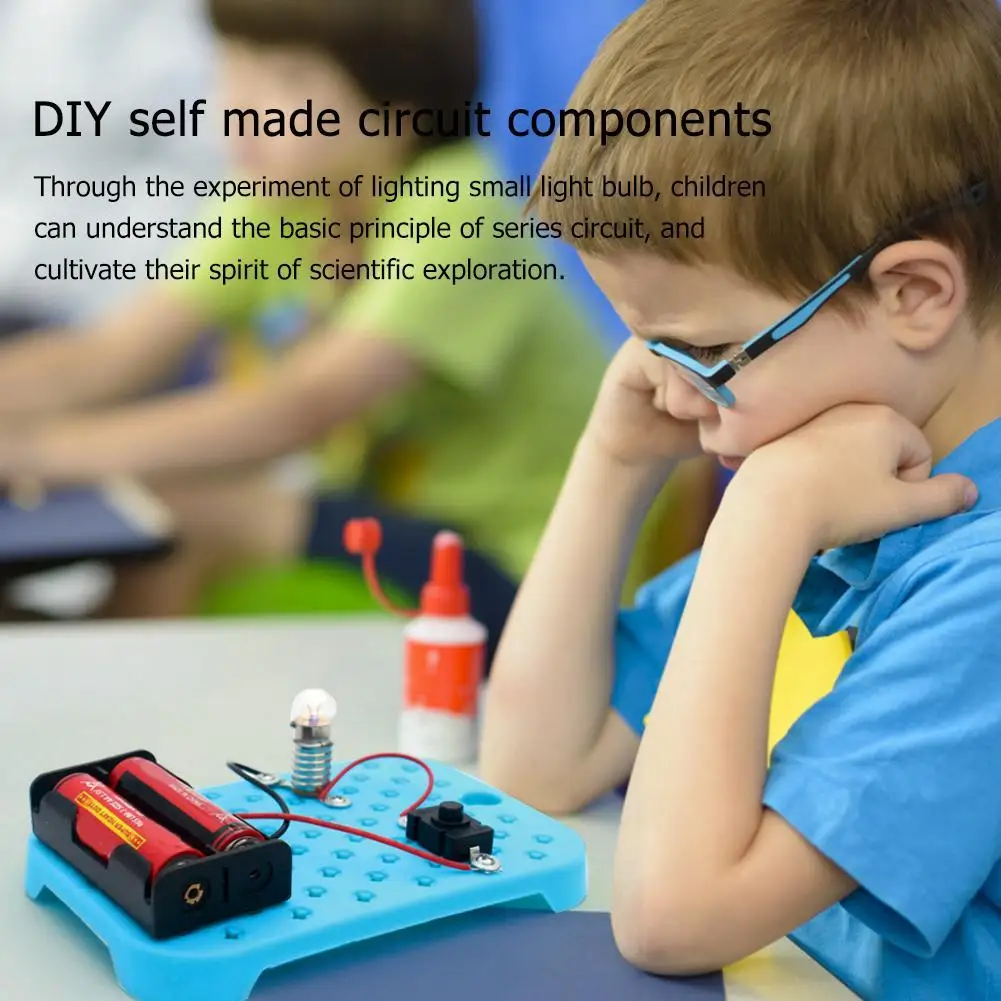 Physik-Experimentier-Set DIY Schaltkreis-Kit Hochwertige ABS- und Elektronische Komponenten Lehrreiches Manuelles Spielzeug für Kinder Image