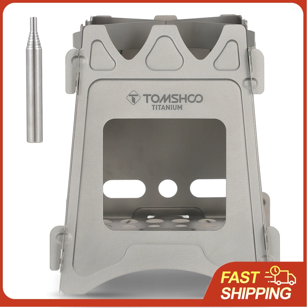Tomshoo Titan-Kocher für Outdoor-Camping, Tragbarer Faltbarer Leichter Holzofen für Wandern, Kochen und Picknick Image