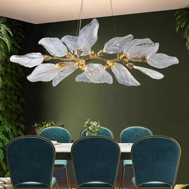 Moderne Einfachheit LED Kronleuchter für Wohnzimmer Esszimmer Essen Tische Schlafzimmer Designer Pendelleuchten Home Decor Leuchte Image