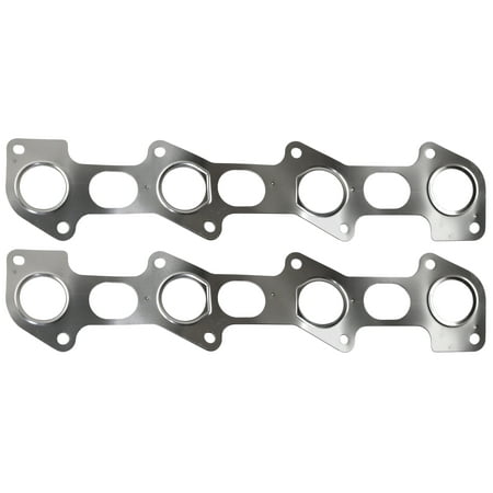 Exhaust Manifold Gasket Compatible For 2009-2010 Ford F-250 Super Duty 2008-2009 Ford F-250 Super Duty 2004-2010 Ford F-250 Super Duty 2003-2010 Ford F-250 Super Duty 2009-2010 Ford F-350 Super D