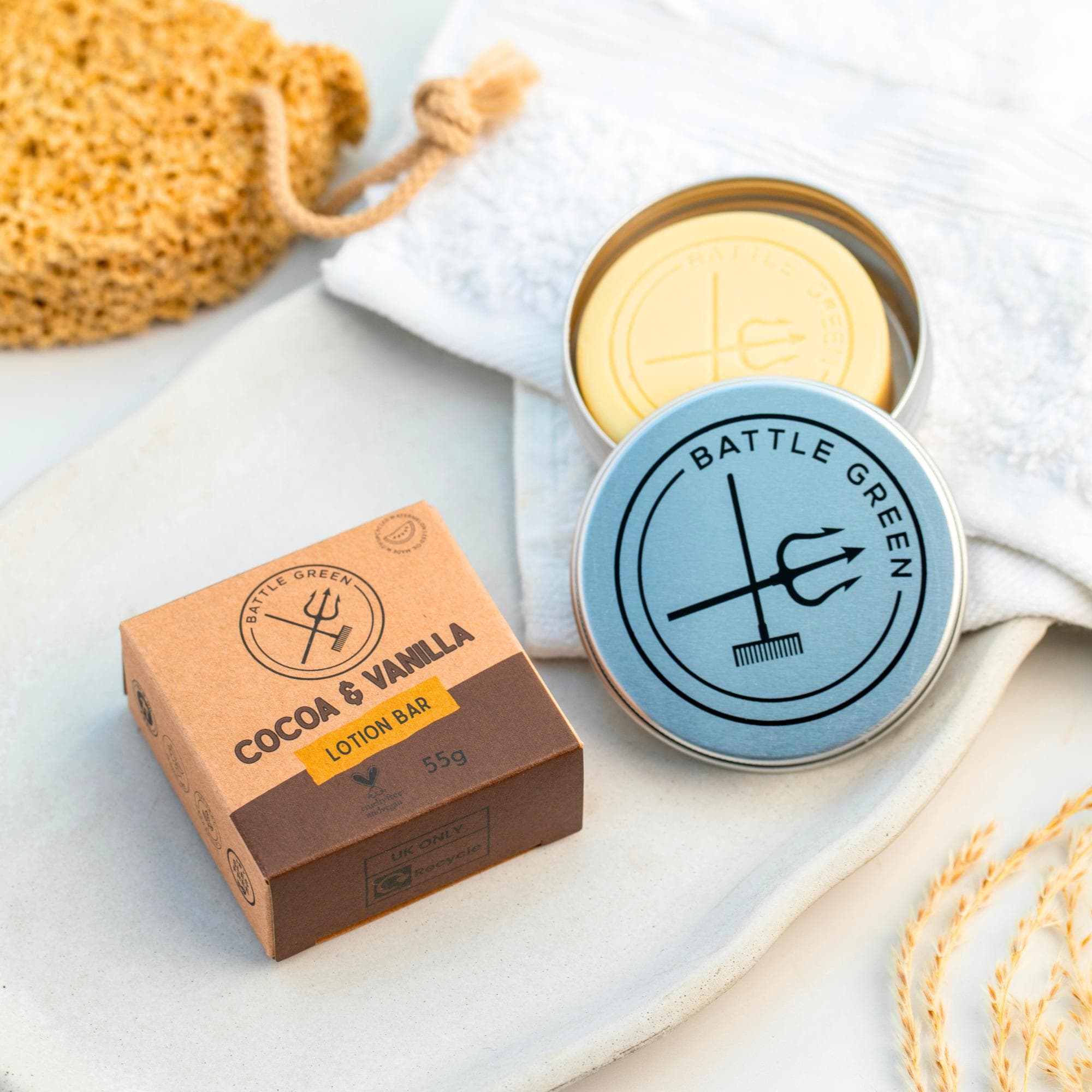 Saponetta naturale al cacao e vaniglia, saponetta solida per massaggi corporei, vegana e senza plastica