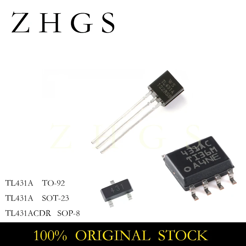 20-100PCS TL431 SOT TL431A SOT-23 431 TO-92 TL431ACDR SOP-8 SOP SMD new voltage regulator IC STOCK WHOLESALE Image