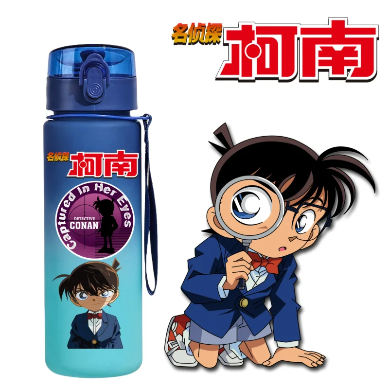 Neue 650 ml Detektiv Conan Super Cool Sport Wasser Tasse Outdoor Sport Große Kapazität Wasserkocher Tragbare Anime Tasse Urlaub Geschenk Image