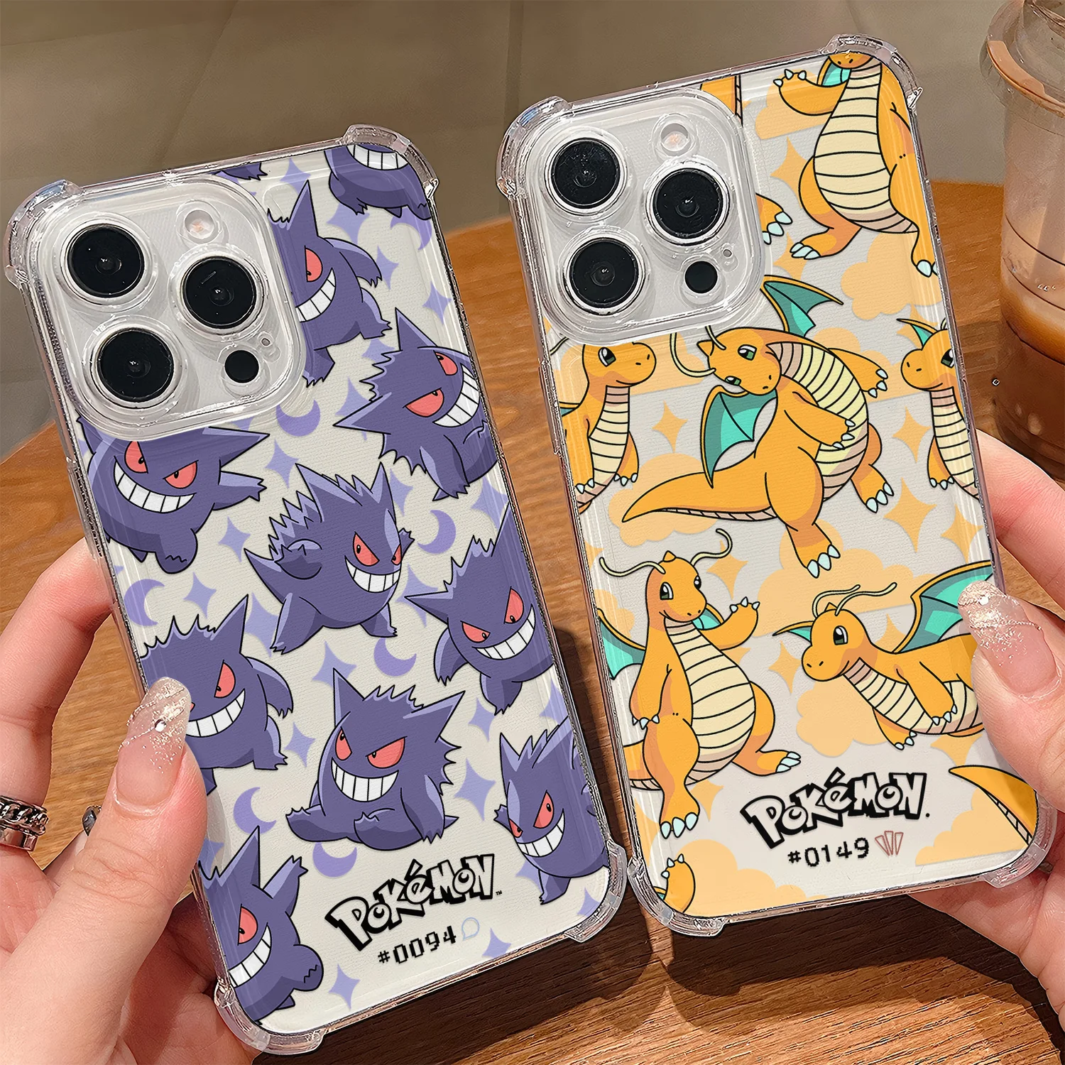 Anime süße P-Pokemons Handyhülle für Samsung Galaxy S25 S24 S23 S22 S21 S20 Note20 Edge FE Ultra Plus 4G 5G Herbst klare TPU Abdeckung