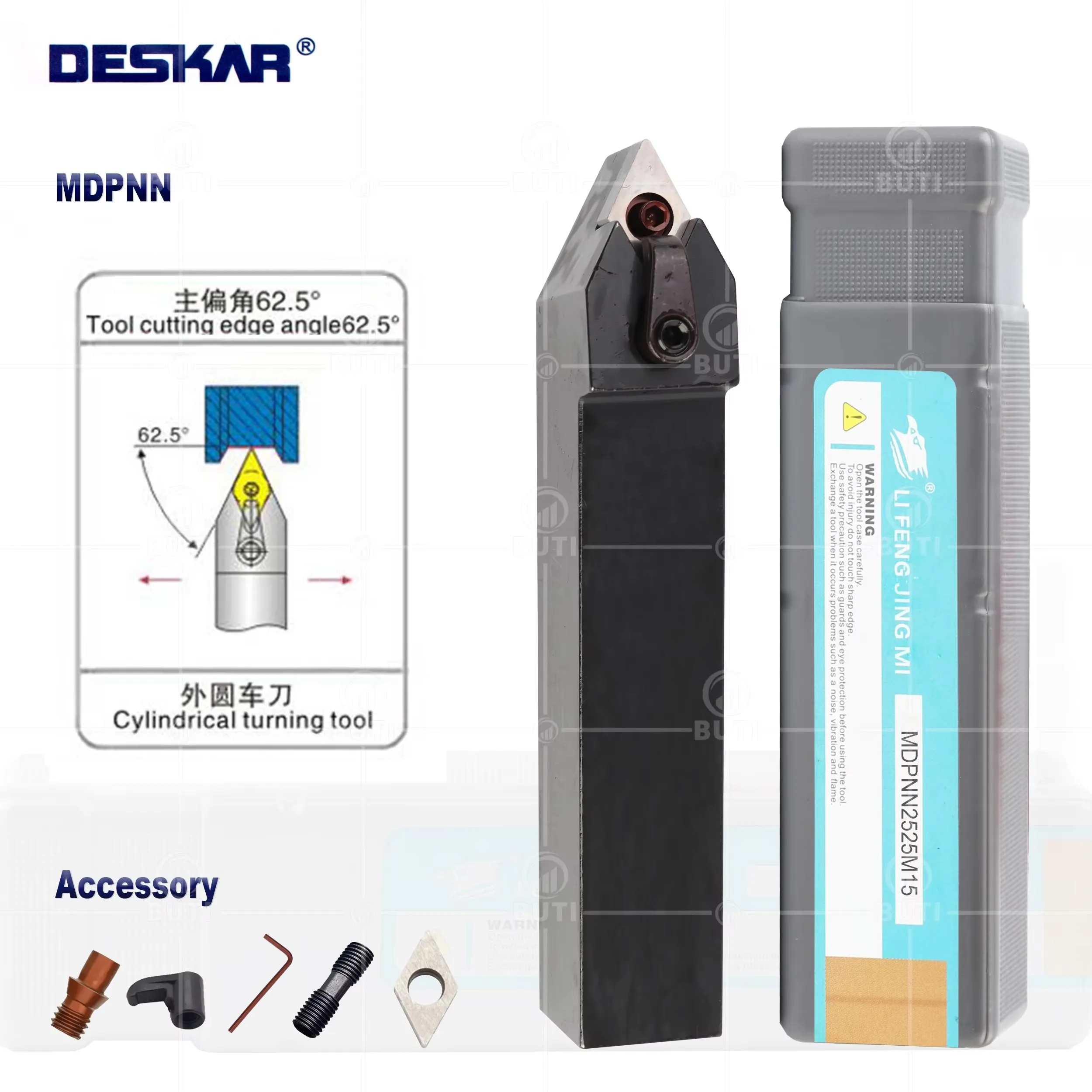 DESKAR 100% Original CNC Drehmaschine Externe Schneiden Werkzeuge Halter MDPNN1616H11 MDPNN2020K15 MDPNN2525M15 MDPNN 16mm Bearbeitung Cutter Image