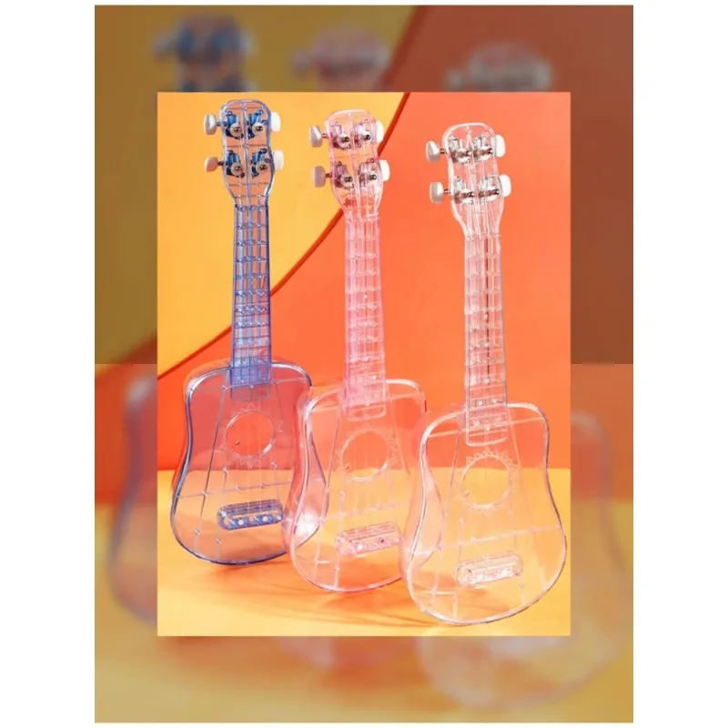 21 Zoll Air-Nova transparente Carbon Saite billige Ukulele Bassgitarre für Kinder Kinderspiel zeug Image