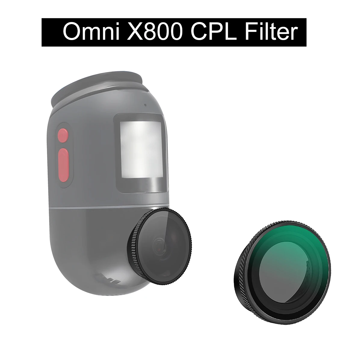 für 70mai Dash Cam 4K Omni X800 CPL Filter HD Objektiv Staubschutz Blendschutz CPL Filter Image