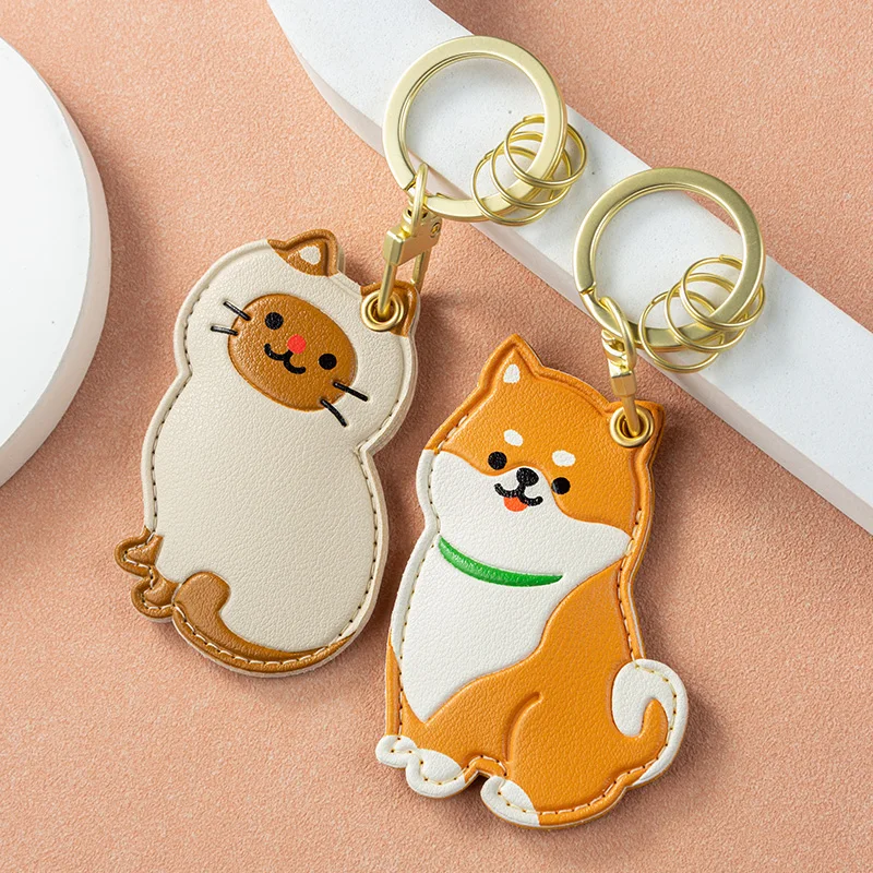 Niedlicher Welpe Schlüsselanhänger Mädchen Junge Mini Kitty für Auto Schlüsselanhänger Ringhalter Geschenk Katze Tasche Geldbörse Charms Anhänger Schmuck Zubehör Image