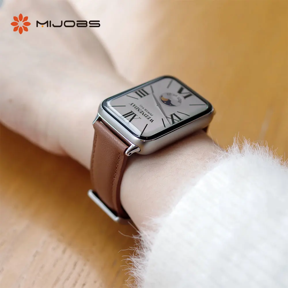 Armband für Mi Band 9 Pro Uhrenband für Mi Band 8 Pro Armband Xiaomi Smart Band 9 Pro Armband Echtes Leder Zubehör Image