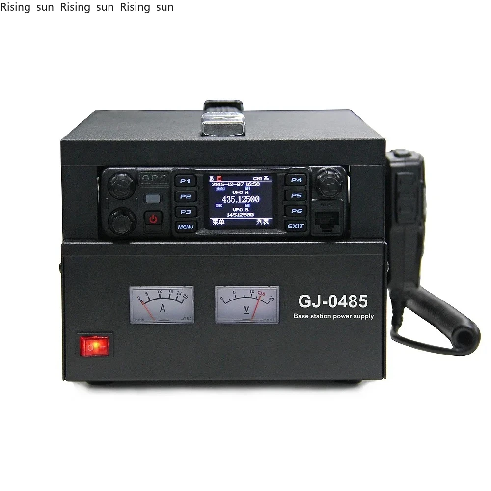 Anytone GJ-0485 Walkie-Talkie-Leistungsverstärker, mobiles Autoradio-Netzteil, 220 V bis 13,8 V, für Grundstation Image