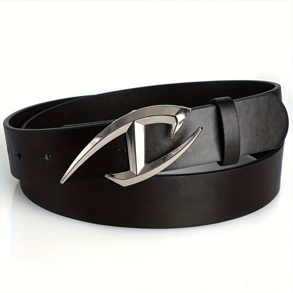 Herrengürtel Punk Alien Schnallengürtel Vintage Gothic Y2K Gürtel Männer oder Frauen Street Punk PU Leder Designer Bund Paar mit Jeans