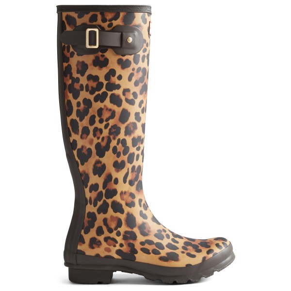 Hunter Boots - Women's Original Tall Leopard Boot - Gummistiefel 40,5 | EU 40,5 braun