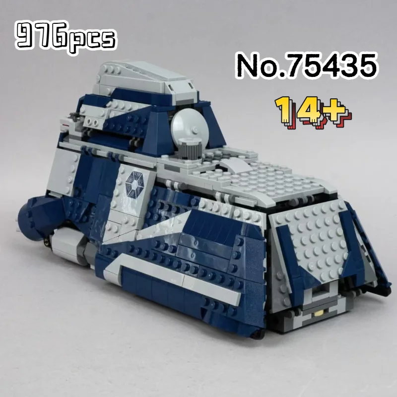 976-teiliger Star Interstellar Conflict Plan MTT Modifikations-Militär-Raumschiff 75435 Baustein-Set Spielzeug Geburtstags- und Weihnachtsgeschenke Image