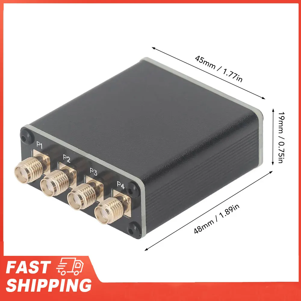 Aktiver HF-Isolationsverteiler HF-Splitter für SDR GPSDO-Quelle 100 kHz bis 150 MHz Aktiver HF-Isolationssplitter Image