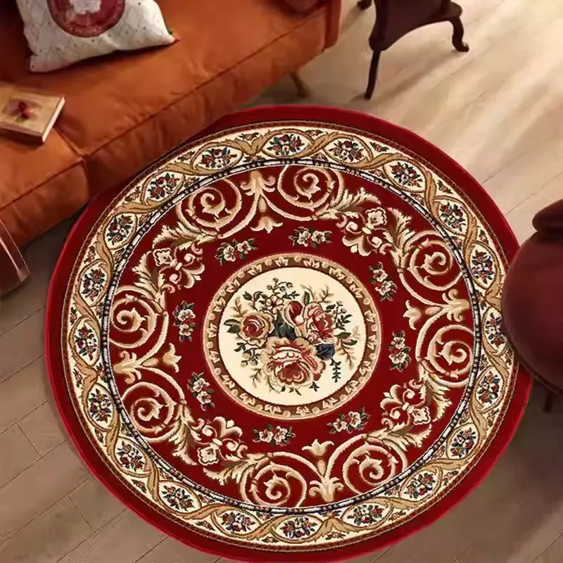 Runde persische runde Matte, runder Teppich, Badezimmermatte, Heimdekoration, Wohnzimmer, Küche, Teppiche für Schlafzimmer, Geschenk Image