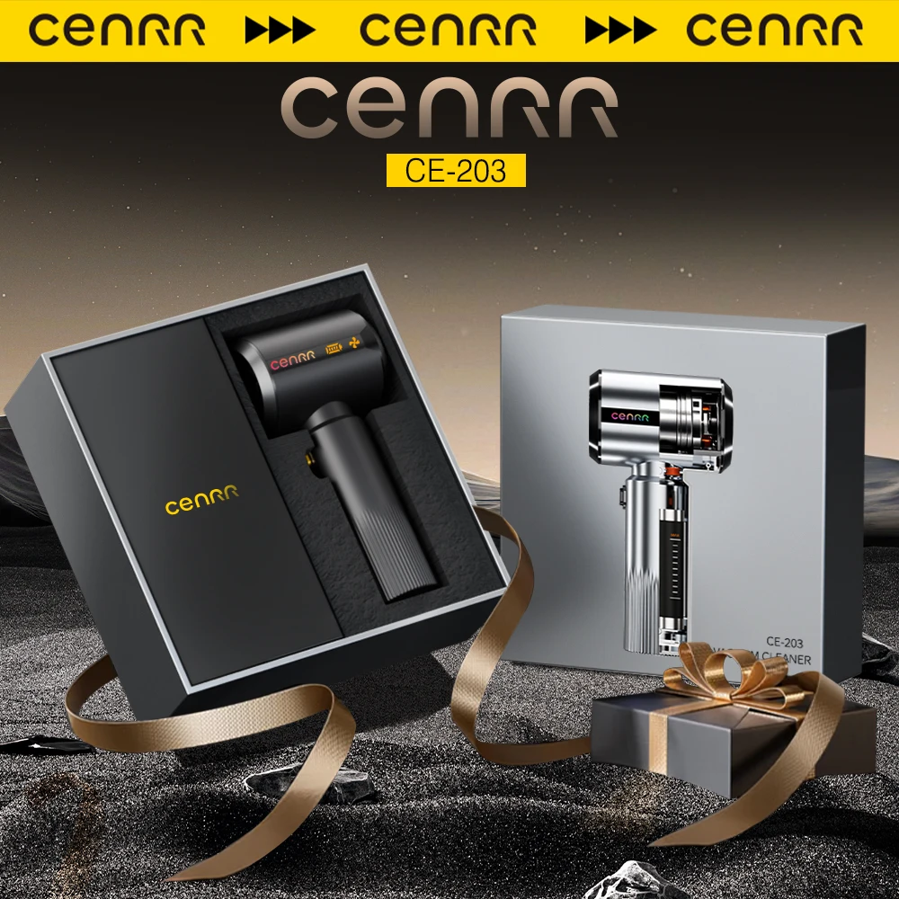 CENRR Neuer Auto-Staubsauger Mini Leistungsstarker Kabelloser Tragbarer Staubsauger für Haushaltsgeräte Handstaubsauger Geschenk Autoreiniger Image