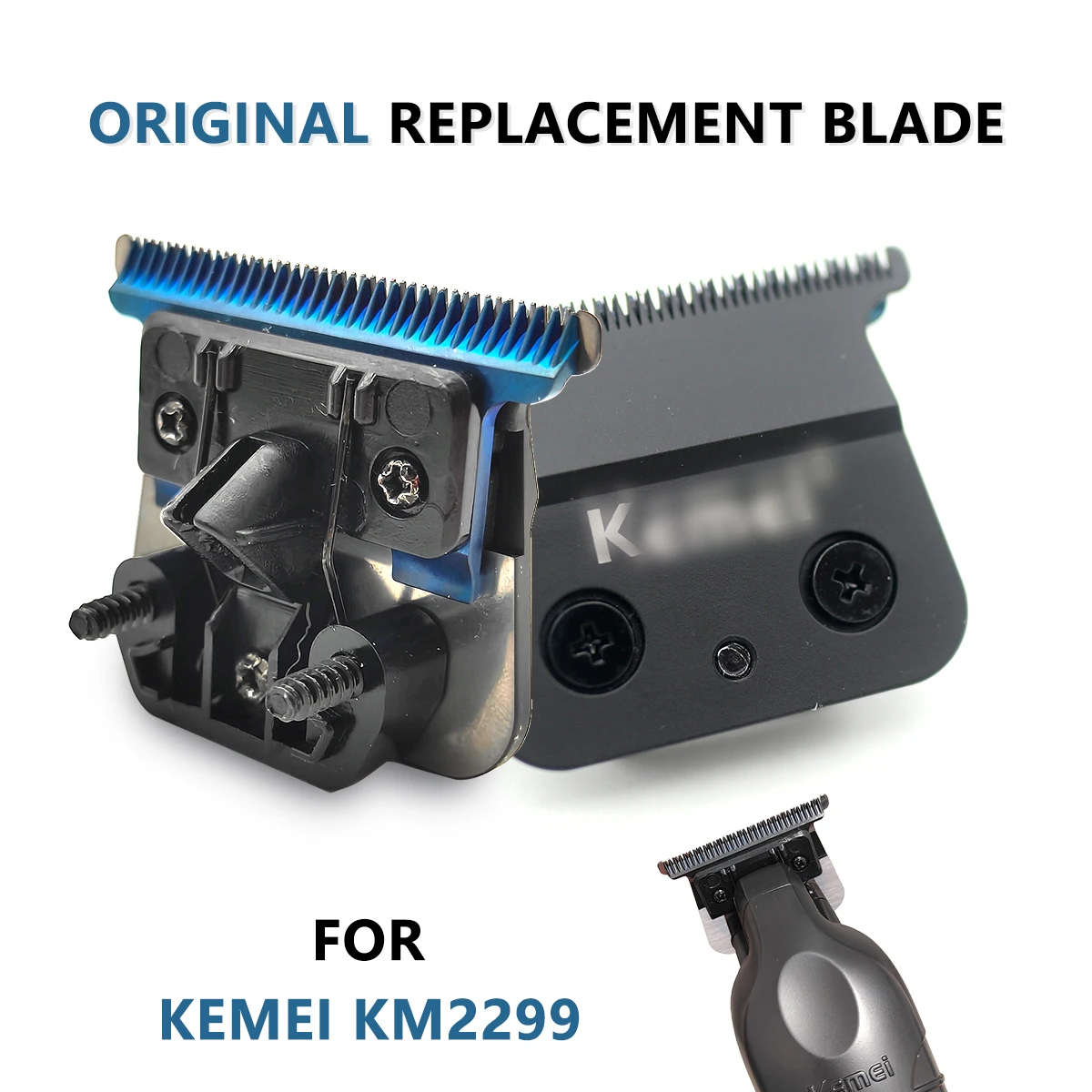 Für Kemei KM-2299 Original Ersatz Klinge Professionelle Barber Clipper Ersatzteil für Haar Schneiden Maschine Zubehör Image