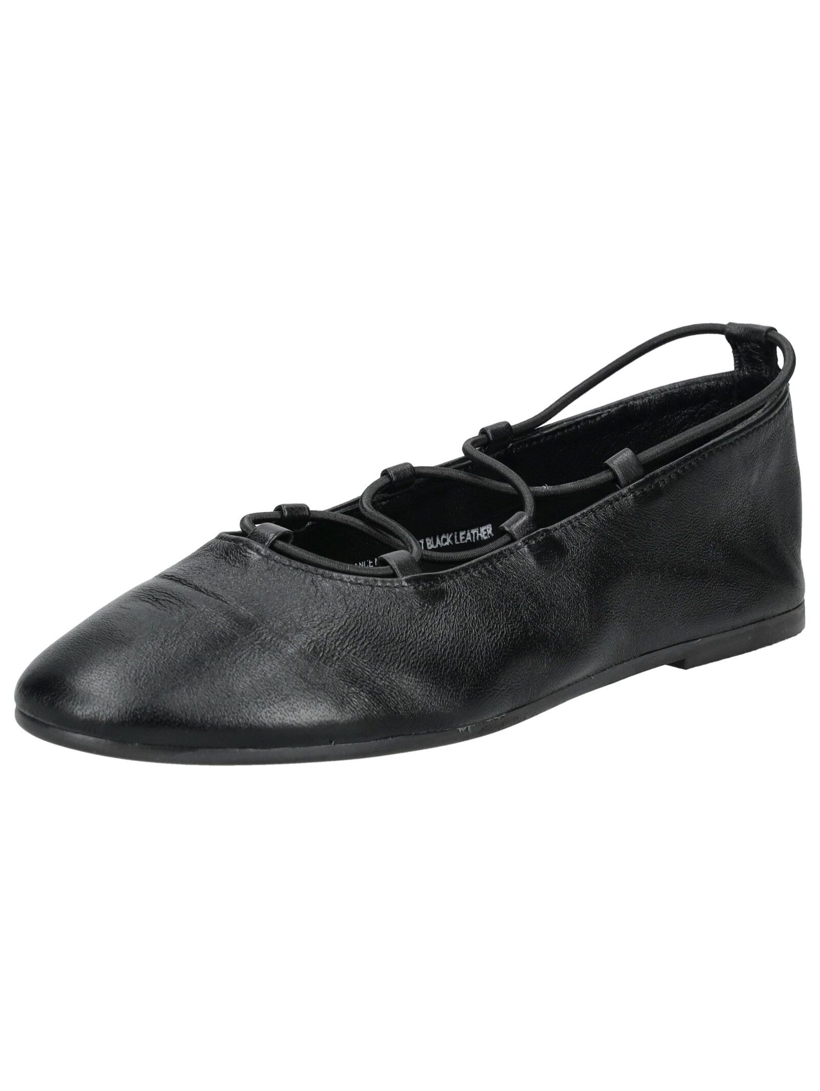 Ballerina STEVE MADDEN "STEVE MADDEN Ballerinas Leder", Damen, Gr. 40, schwarz, Leder, Schuhe Ballerina