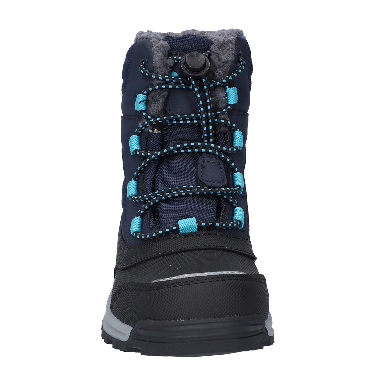 Wanderschuh HI-TEC "Hi-Tec Stiefel Leo WP JR", Kinder, Gr. 29, Normalschaft, blaunights, schwarz, pfauenblau, PU: 65% + Textil: 35% Fleece: 100% 50% Mesh + 50% EVA 50% Gummi + 50% EVA, Schuhe Wanderschuh
