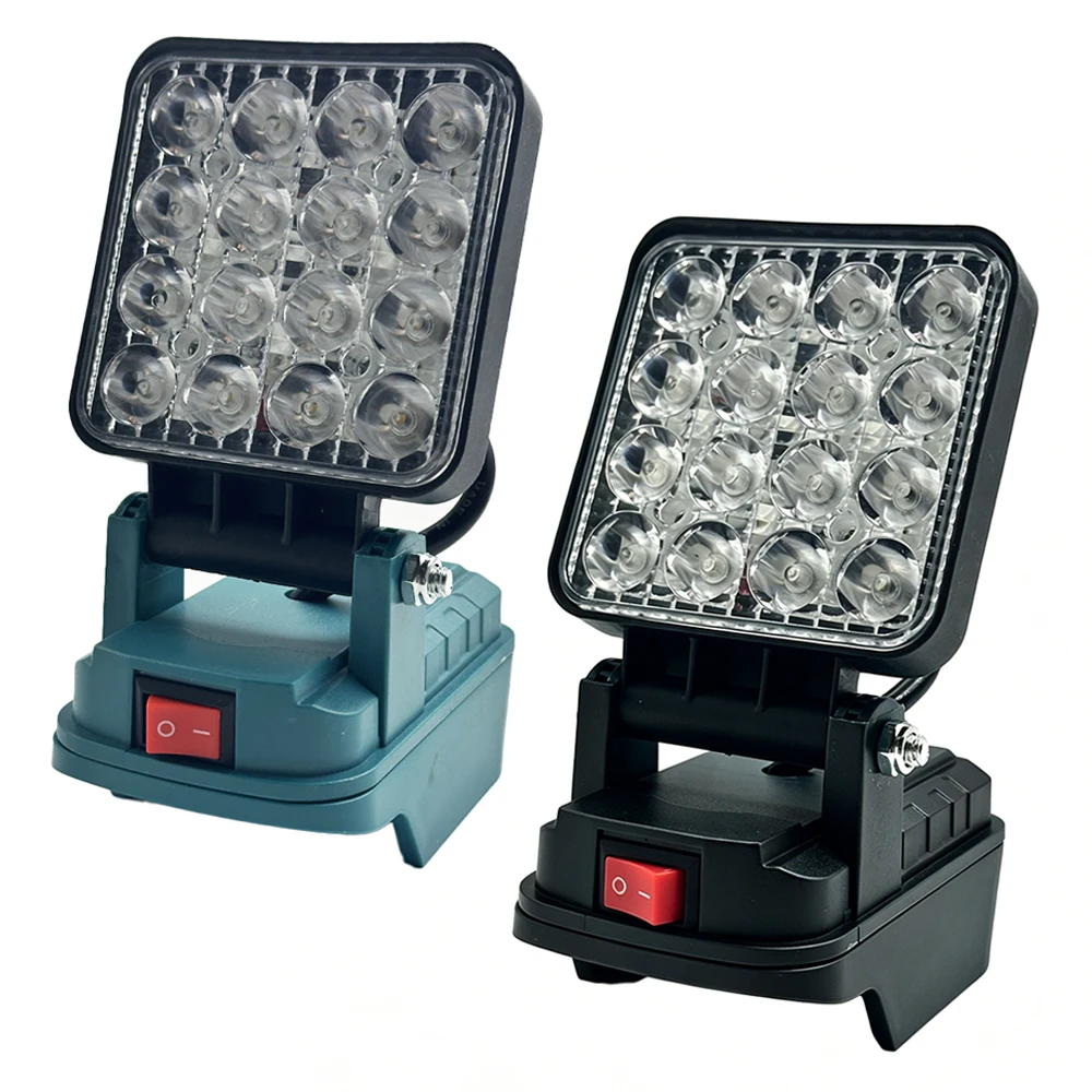 Für Makita 14,4V-18V Li-Ionen-Akku Laterne Outdoor-Taschenlampe 3 Zoll Kabellose LED-Arbeitsleuchte Campinglampe Notbeleuchtung