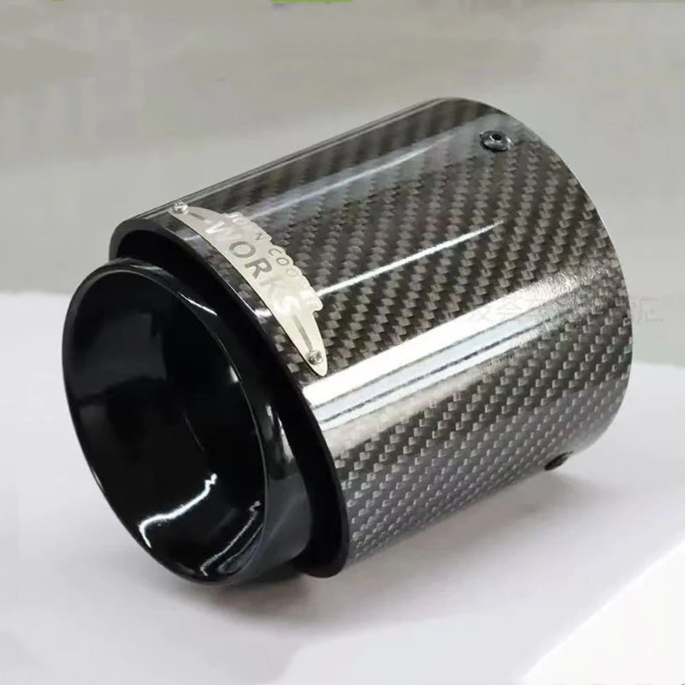1 Stücke Für Mini Cooper F54 F55 F56 F57 R60 R61 F60 R55 R56 R57 R58 R59 S JCW Carbon Auspuffrohr Autozubehör Image
