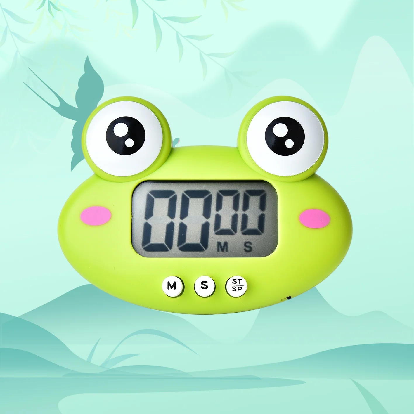 Digitaler Timer für Kinder, Arbeitszimmer, Küche, Countdown-Wecker, Kinder-Studien-Timer, niedliche Tiere, Timer, Küche, Koch-Gadgets, Geschenk, Neu Image