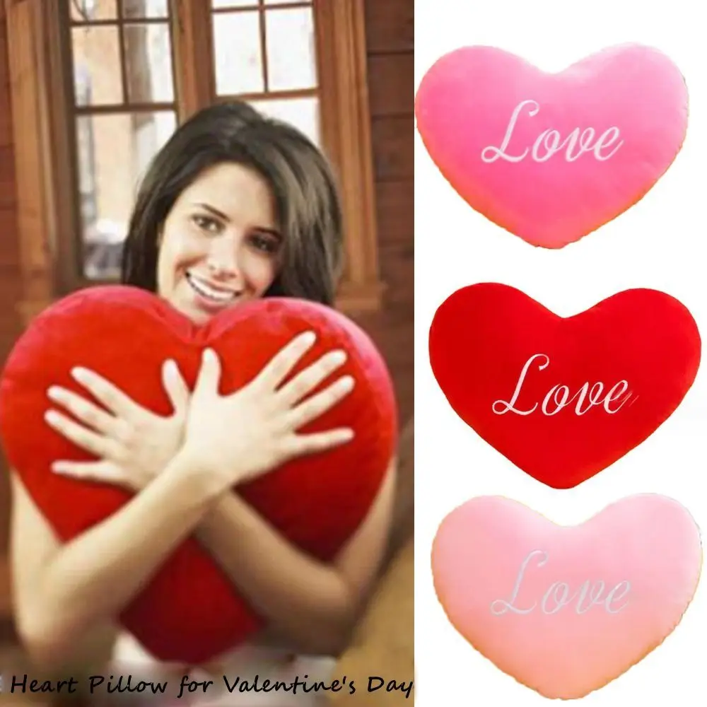 Valentinstag Herz Plüsch Kissen neues Zuhause dekorativ für Geburtstag gefüllt Kissen heiße Herzform weiches Kissen Image
