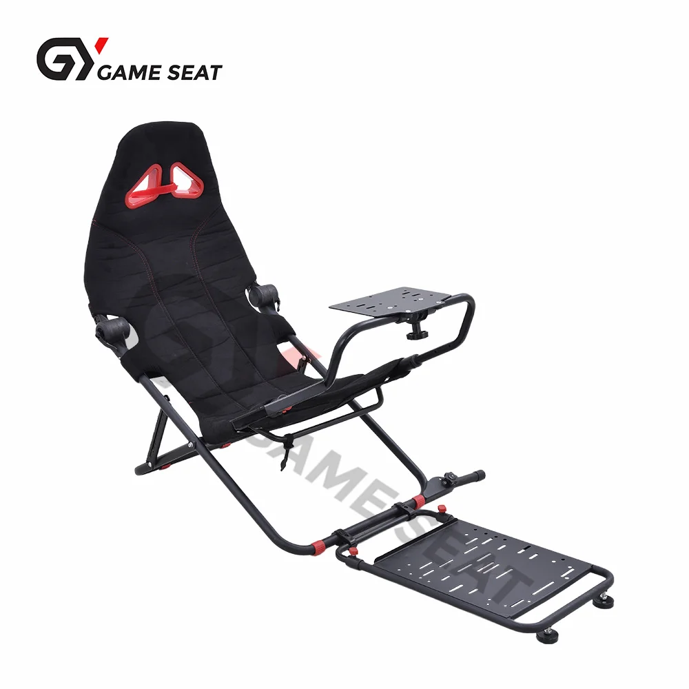 GY018-2 Best Fiber + Steel Gaming Racing Simulator Cockpit Seat, PC, Playstation 2, Playstation 3, Wii, XBox Image