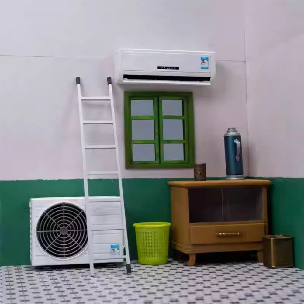 Klimaanlage Modell Maschine 1/14 Skala Für Panasonic Klimaanlage Re-Ment Spielen Miniatur Szene Spielzeug Juwuba Modell Display Image