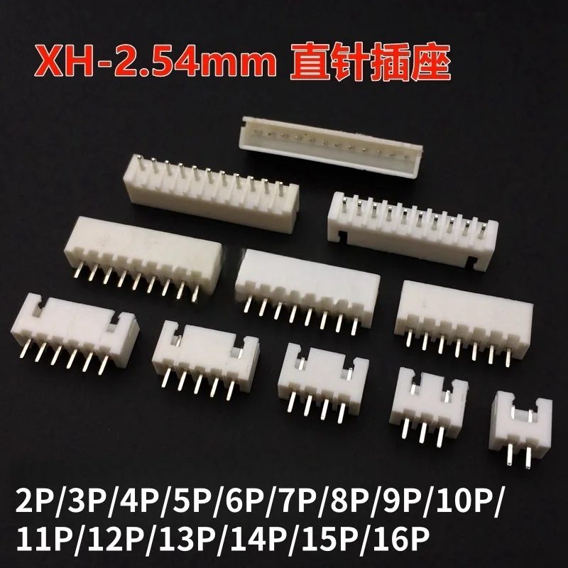 50 Stück XH2.54 2/3/4/5/6/7/8/9/10/11/12/13/14/15/16pin JST Stecker Stecker, Buchse, Crimps Image