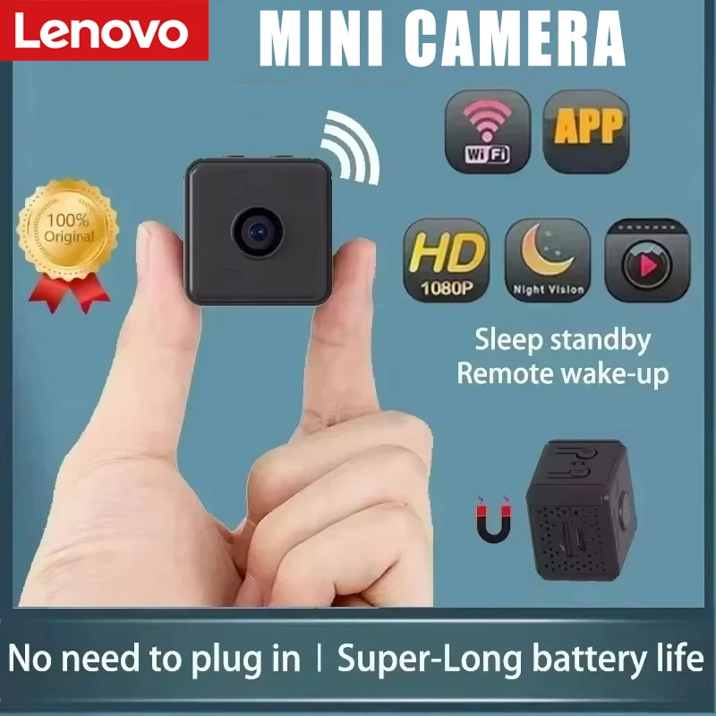 Xiaomi Neue Mini-Kamera HD Wireless WiFi Überwachungskamera Super kleine IP Home Security Kamera Schlaf Standby Remote ON OFF Image