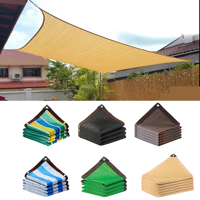 Sonnenschutz für den Außenbereich, UV-Schutz, langlebiges Netzgewebe für Garten, Terrasse, Balkon, mehrere Größen, mehrfarbig Image