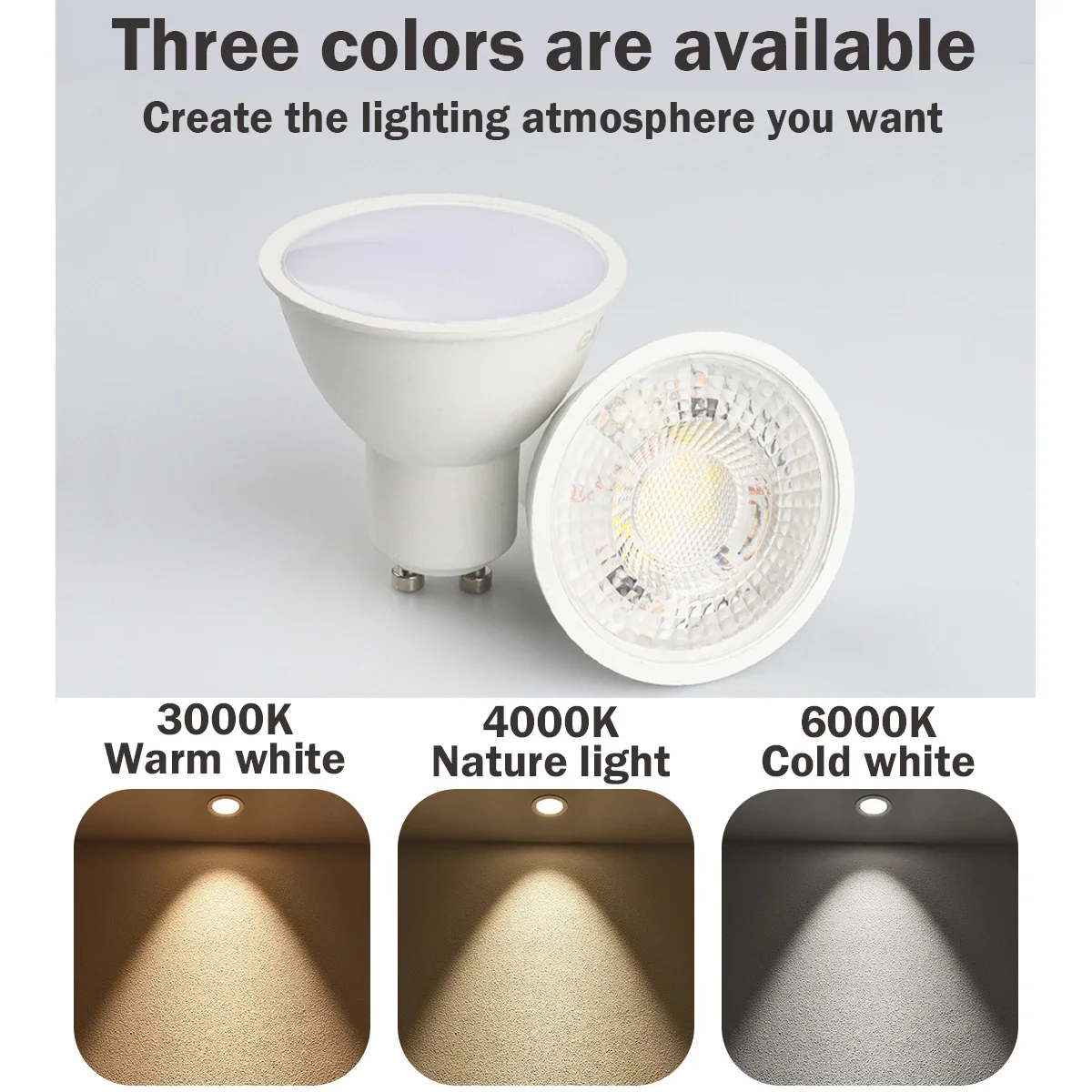 10PCS LED Strahler Birne GU10 AC220V 110V 8W 120/38 Grad Strahl Winkel Hohe Lumen innen LED Energiesparende Lichter Birne Image