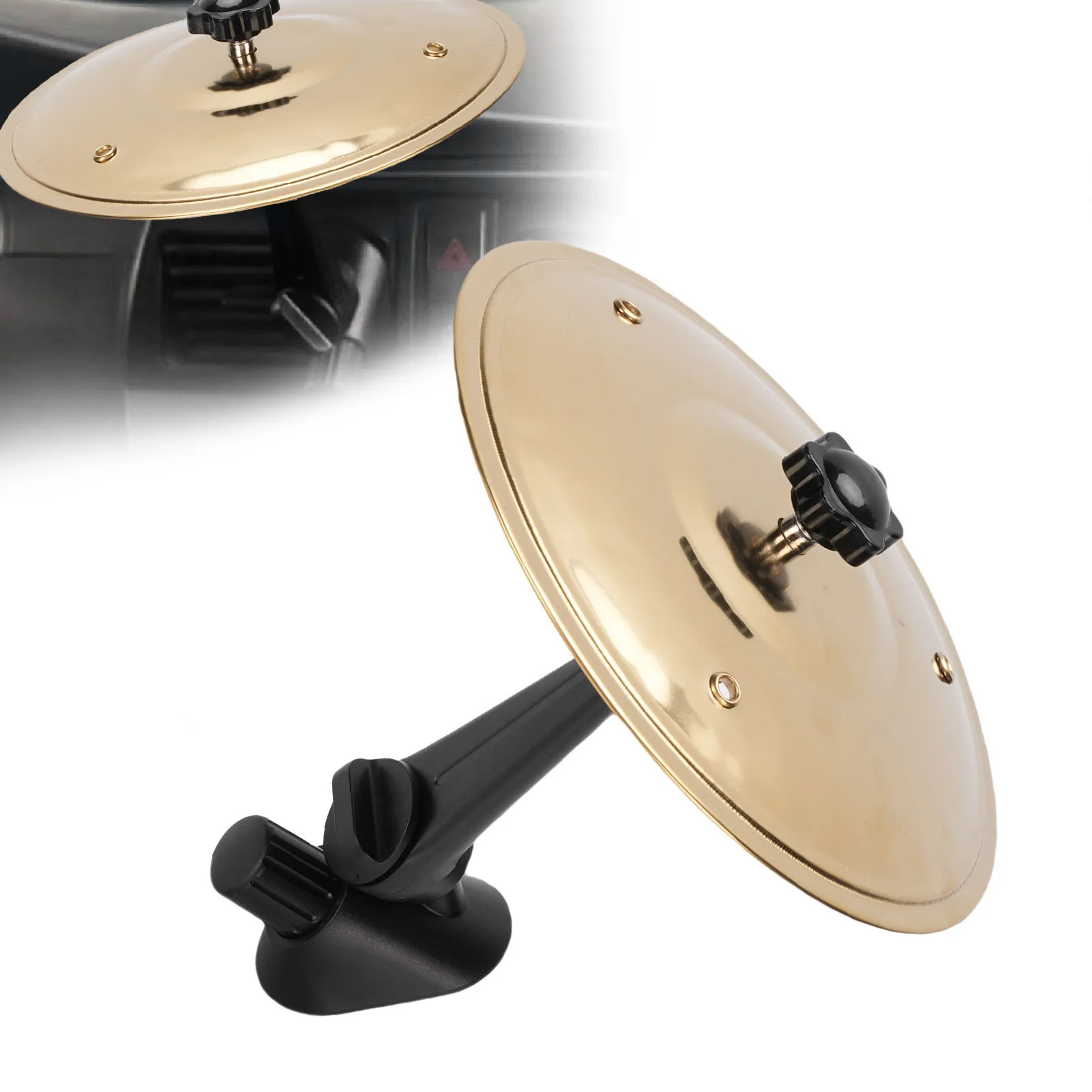 Auto Crash Becken Auto Crash Becken Mini Trommel für Fahrzeuge Air Vent Dash Kleine Spaß Praktisches Zubehör Auto Air Vent Crash Becken Image