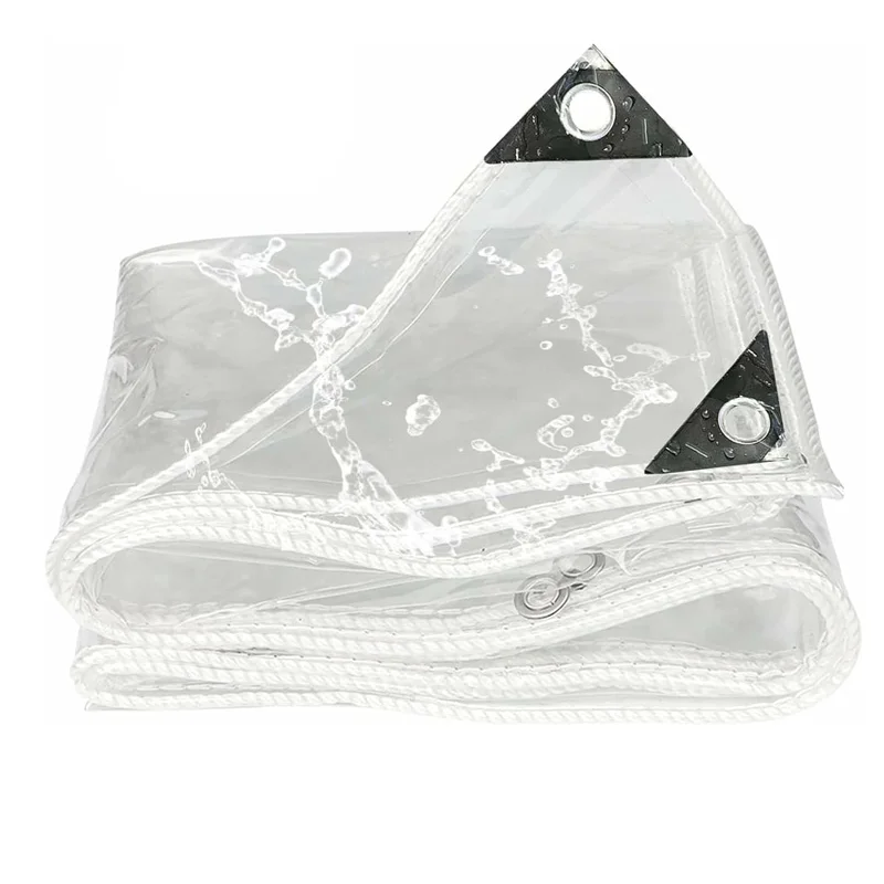 Transparentes wasserdichtes Tuch, verdicktes PVC-Überdachung, Plane, Terrasse, Sukkulenten-Isolierung, Schneeprävention Image