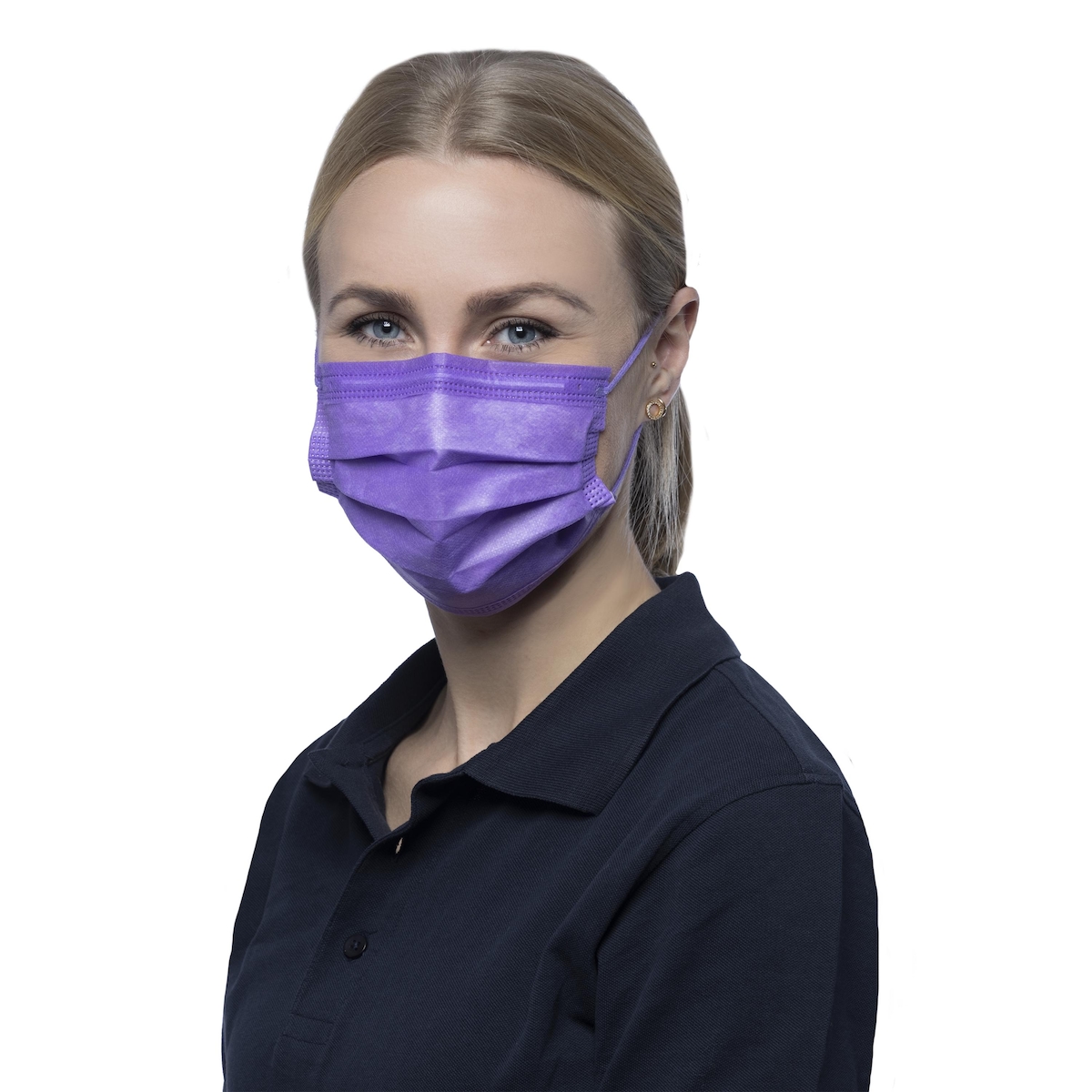 MCD Medical Care Dental GmbH 500 Nitras Soft Protect Plus - lavendel - med. Mundschutz - Typ II R Image