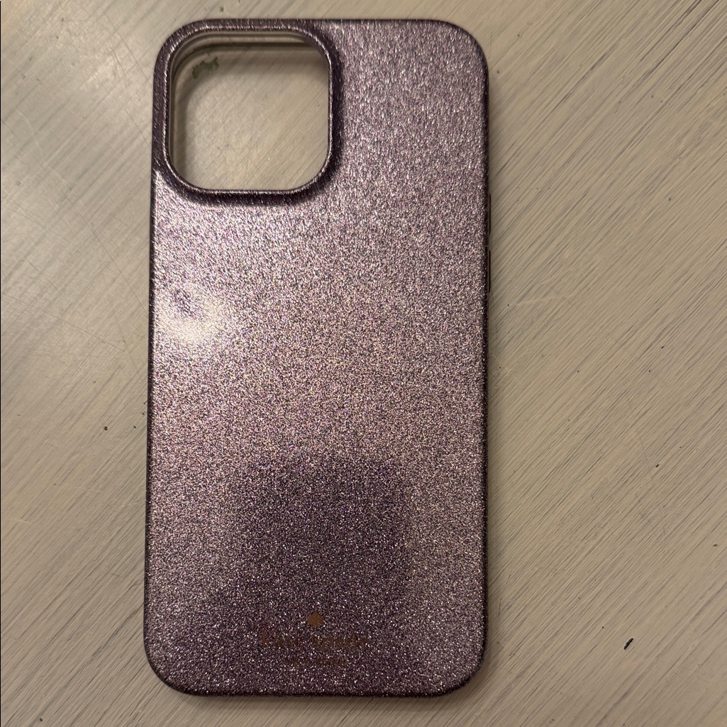 Kate Spade Cell Phones & Accessories | Glittery Purple Kate Spade Phone Case For Iphone 13 Pro Max | Color: Purple | Size: Iphone 13 Pro Max