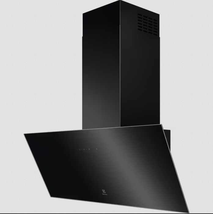 AEG Electrolux Kopffreie Wand-Dunstabzugshaube / Abluft oder Umluft / 90cm / C / Touch-Bedienung LFV439K Image