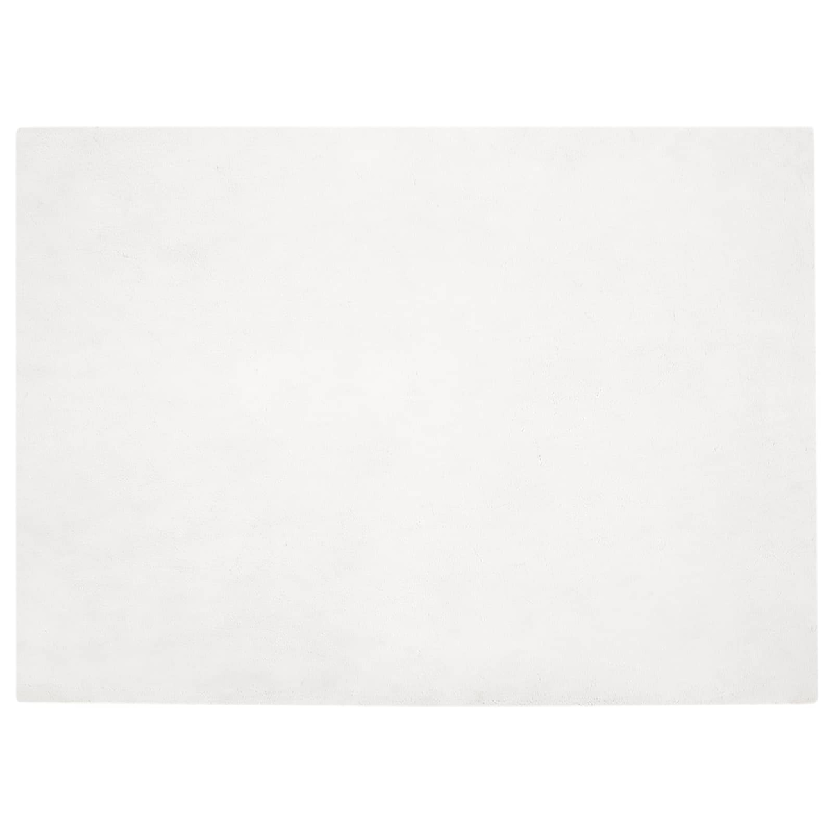 vidaXL Kunstfell Hasen Teppich Olite Weiß 200 x 280 cm Polyester Image