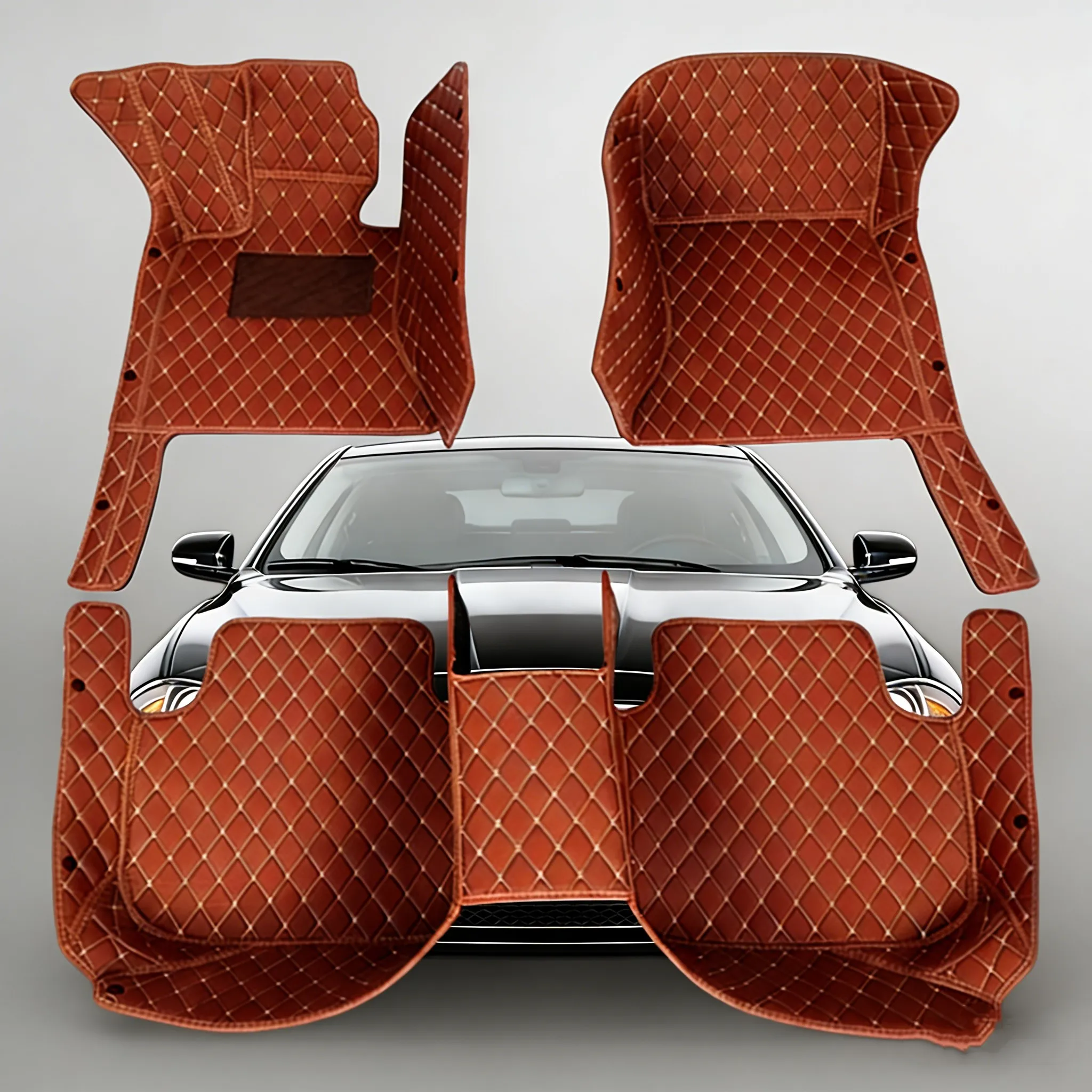 Tapis de sol de voiture pour Renault Megane 2 Megane 3 Megane 4, cuir, tapis durables, protection complète, accessoires automobiles, tapis de sol 2215