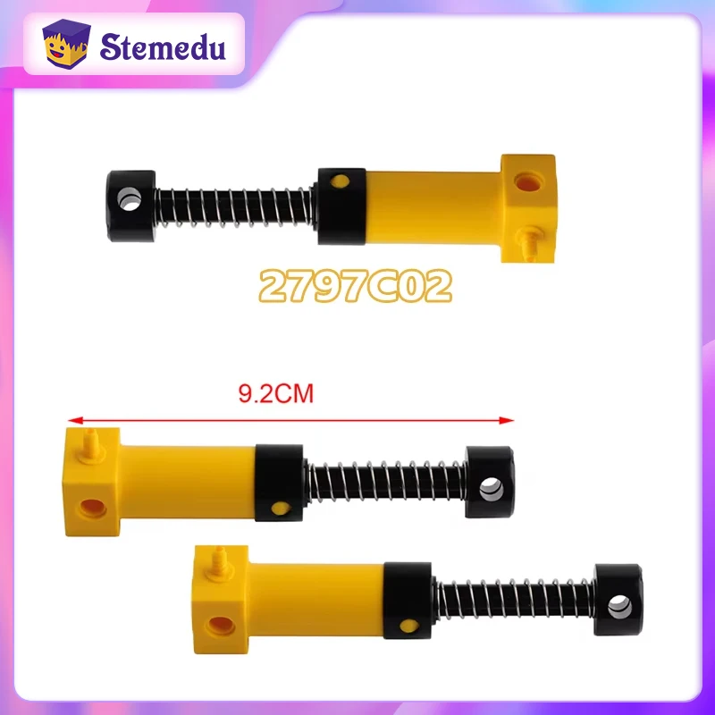 Pneumatische Frühling Luftpumpe MOC Blöcke Teile 1PCS/3PCS/5PCS Technische Ziegel DIY bausteine Für 2797C02 Autos Spielzeug Zubehör Image