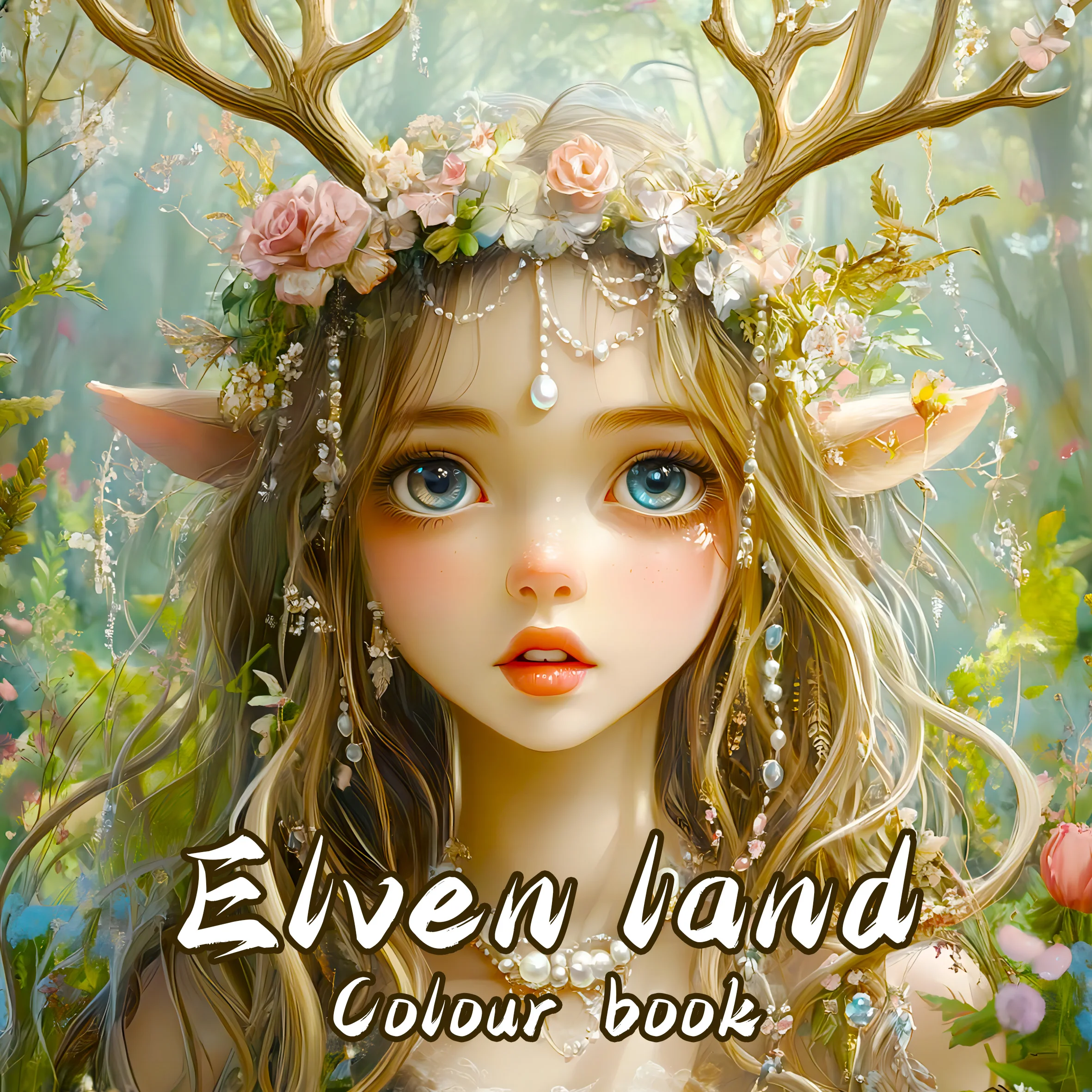 Verzaubertes Bilderbuch für Erwachsene: Entdecken Sie die magische Welt der Waldfeen und schöne Pixie mit therapeutischen Farbdesigns