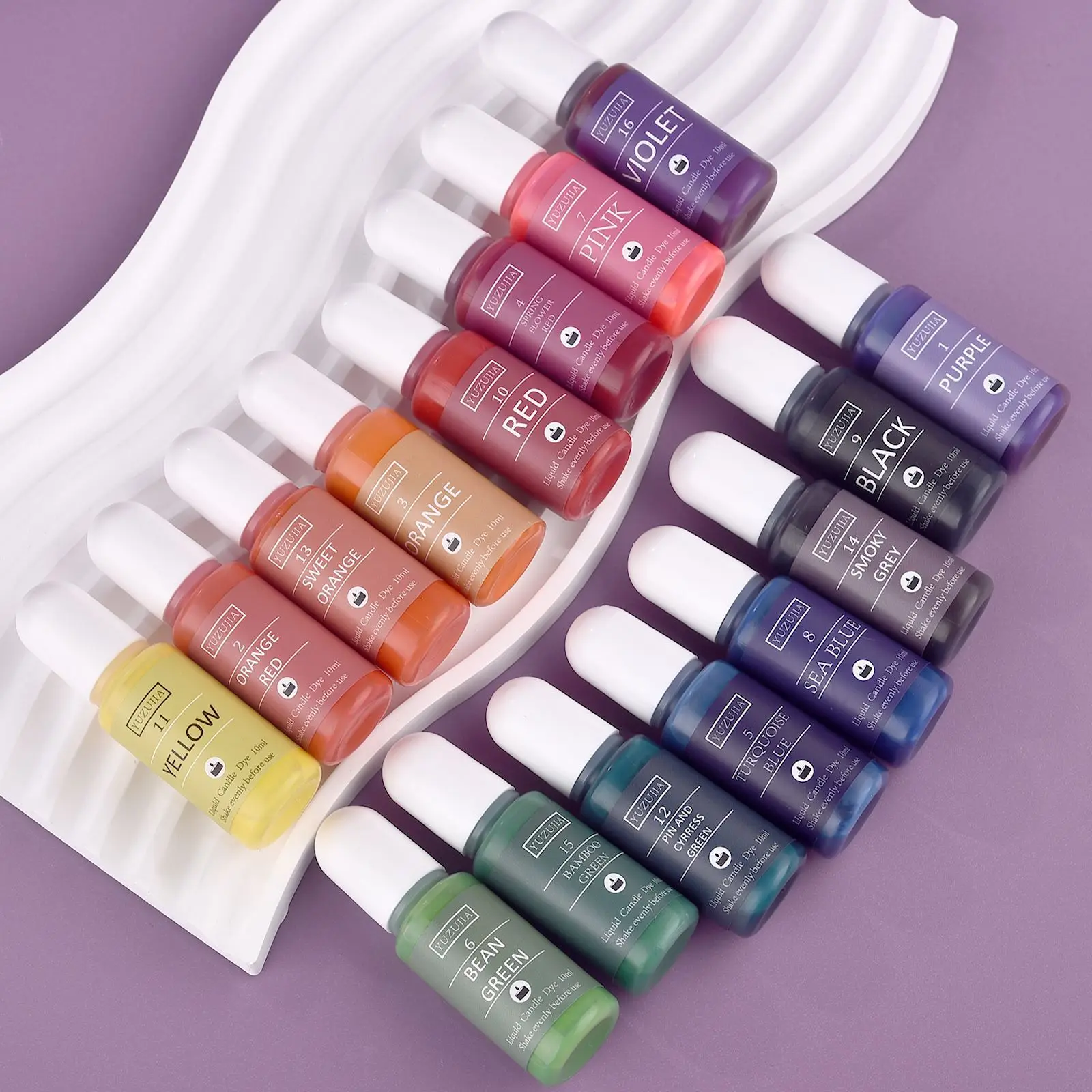 10 ml Kerze Farbstoff Pigment DIY Kerze Form Seife Färbung Handgemachte Handwerk Aromatherapie Flüssigkeit Farbstoff Pigment Für Home Handwerk Machen Image