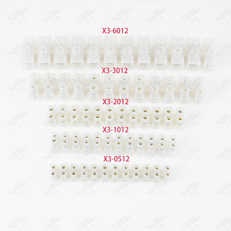 X3-1012 12 Position Barrier Terminal Streifen Block X3-0312 X3-0512 X3-0612 X3-1012 X3-2012 X3-3012 X3-6012 X3-8012 Image