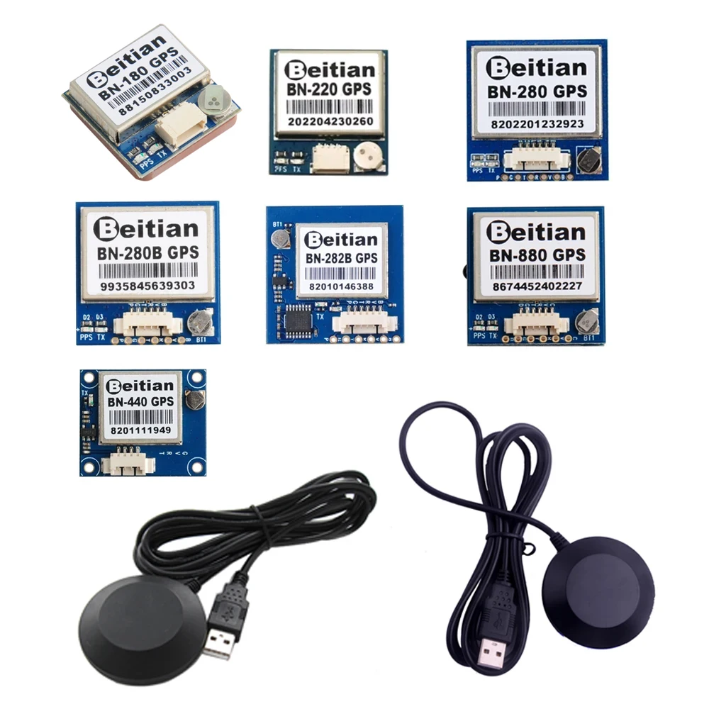 Beitian GPS-Modul M8-Chip BN-180 BN-220 BN-280 BN-880 BN-440 BN-282B BN-280B GLONASS mit Antenne für Pixhawk Flight Controller Image