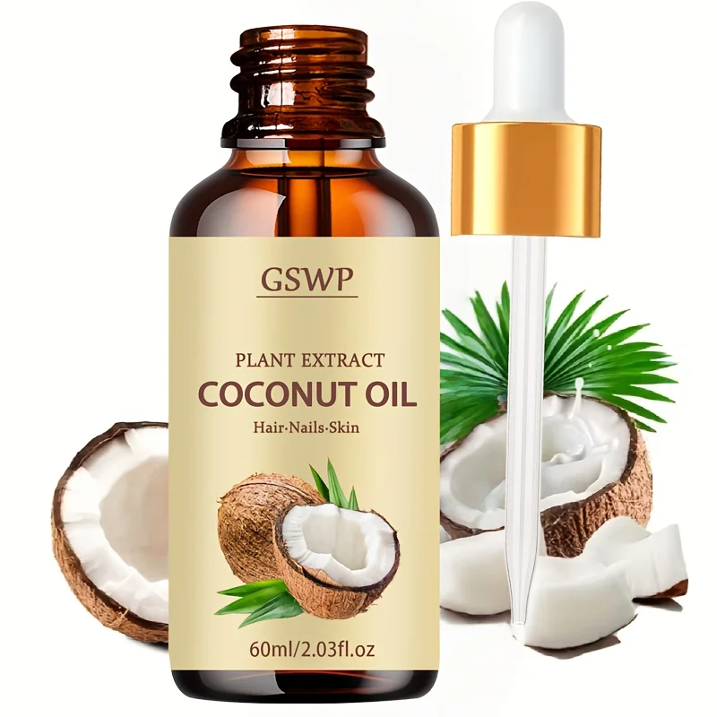 GSWP Kokosöl ist perfekt für die Pflege von trockenem, verfilztem Haar, zur Pflege von Nägeln und Haut sowie zur Befeuchtung von Händen und Füßen. 60ml. Image