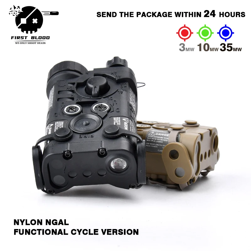 NGAL Beleuchtung LED-Taschenlampe Rot Grün Blau Outdoor-Spiellicht L3 NGAL für 20-mm-Schiene Keine Rückgabe auf Null-Version PEQ Image