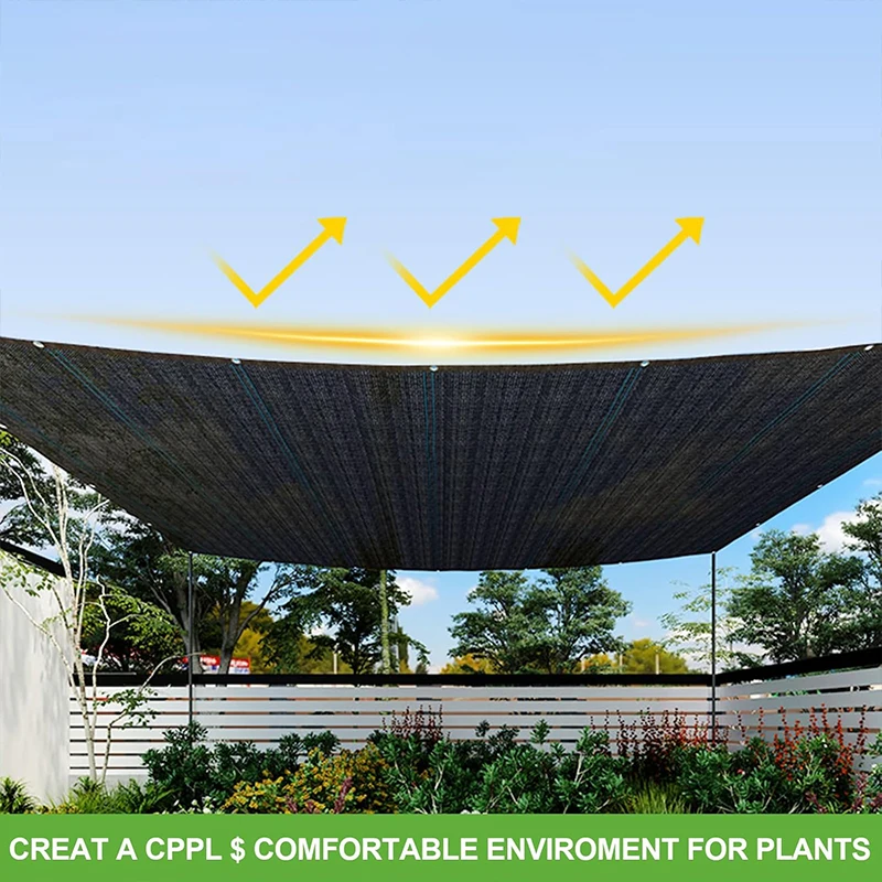 Outdoor Schatten Net Balkon Abdeckung Privatsphäre Garten Liefert Zaun Pool Mesh Camping Markisen Zubehör Auto Sonnenschirm Schattierung Zelt Image